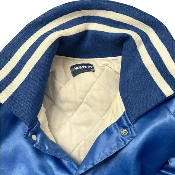 VINTAGE Holloway  Bomber/Varsity Jacket - Picture 5 of 13